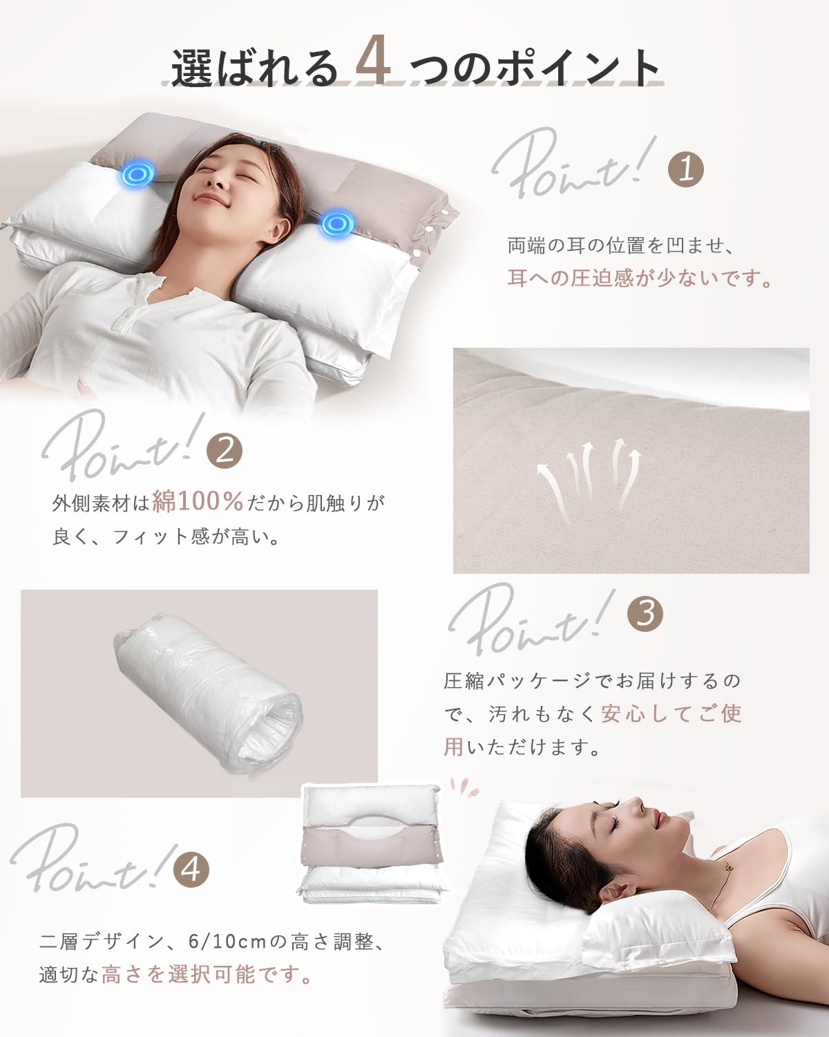 LAOGOT 枕 首が痛くならない ストレートネック 低反発 高通気性 グレー Amazon｜LAOGOT 枕 首が痛くならない 人気 まくら 安眠枕 低反発 高